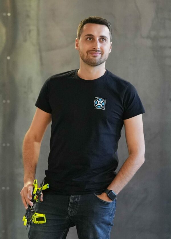 T-shirt Droner Concept homme Face - Gautier Veltri